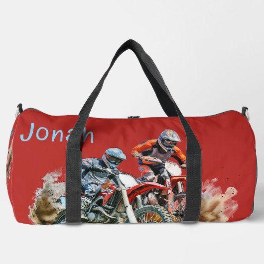 Dirt Bike Riders Motorcross Racing Plunjezak (Voorkant)