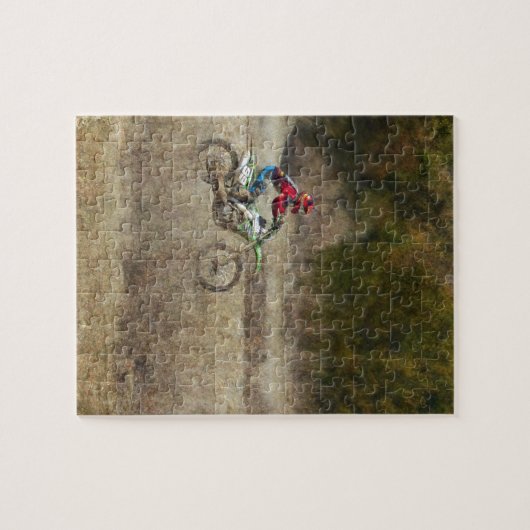 Dirt Bike Riding Legpuzzel (Horizontaal)