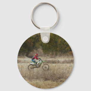 Dirt Bike Riding Sleutelhanger