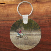 Dirt Bike Riding Sleutelhanger (Voorkant)