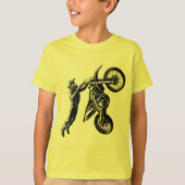 Dirt Bike Rijder T-shirt (Voorkant)