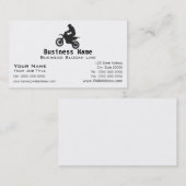 Dirt Bike Silhouette Visitekaartje (Voorkant / Achterkant)