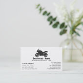 Dirt Bike Silhouette Visitekaartje (Staand voorkant)