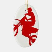 DIRT BIKE (sjaal) Keramisch Ornament (Rechts)