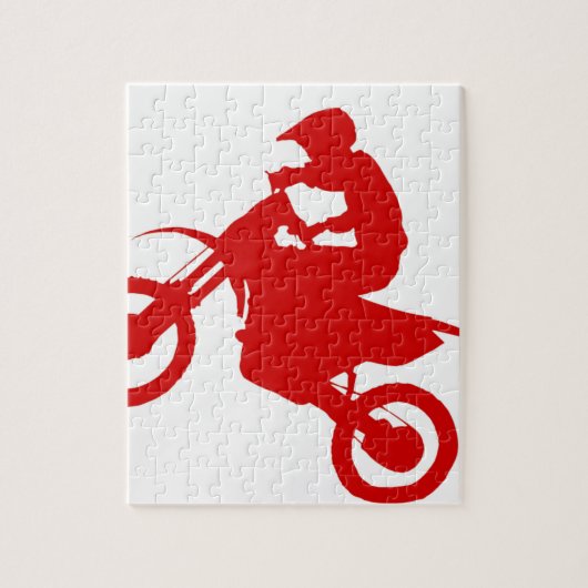 DIRT BIKE (sjaal) Legpuzzel (Verticaal)