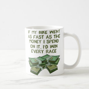 Dirt Bike Snel Als Geld Grappige Motocross Mokke Koffiemok