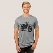 Dirt Bike Tri-Blend Shirt (Voorkant volledig)