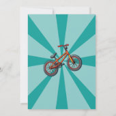 Dirt Bike Verjaardag Uitnodiging Rijden Modder Fun (Achterkant)