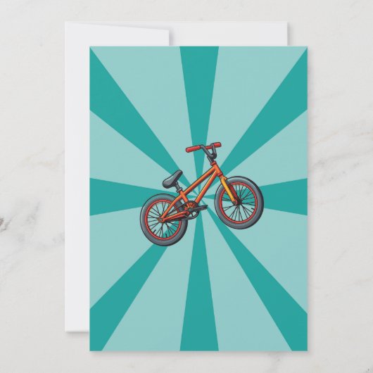 Dirt Bike Verjaardag Uitnodiging Rijden Modder Fun (Achterkant)