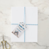 Dirt Bike Verjaardagsfeest Dank Je Cadeaulabel (Met Touw)