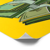 Dirt Bike Zo Snel Als Geld Grappige Motocross Post Poster (Hoek)