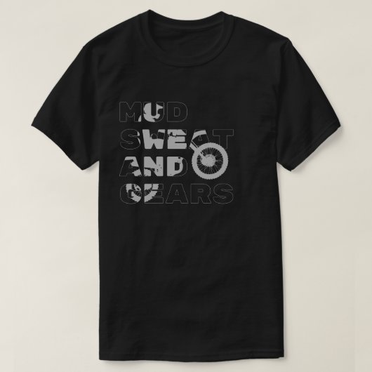 Dirt Biker citaat  T-shirt (Design voorkant)
