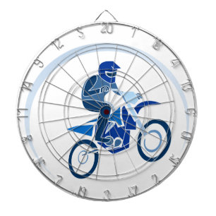 Dirt Biker Vector Biking Dartbord