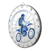 Dirt Biker Vector Biking Dartbord (Voorkant Rechts)