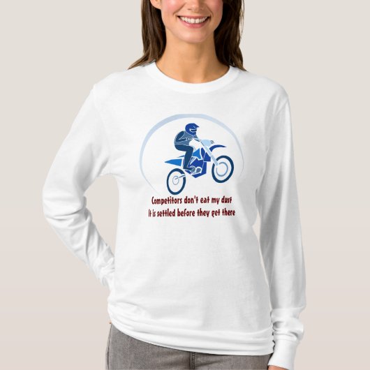 Dirt Biker Vector Biking T-shirt (Voorkant)