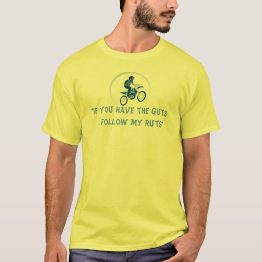 Dirt Biker Vector Biking T-shirt (Voorkant)