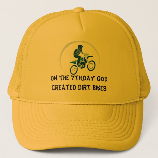 Dirt Biker Vector Biking Trucker Pet (Voorkant)