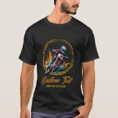 Dirt Bikers Club T-shirt met aangepaste tekst (Voorkant)
