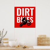 Dirt Bikes Motocross Pop Poster (Keuken)