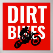 Dirt Bikes Motocross Pop Poster (Voorkant)