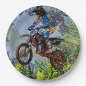 Dirt-Biking Fools - Motocross-racisme Papieren Bordje (Voorkant)