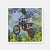 Dirt-Biking Fools - Motocross-racisme Servet (Voorkant)