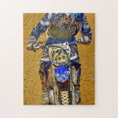 Dirt-Biking Moto-X Champ Designer #Gift Legpuzzel (Verticaal)