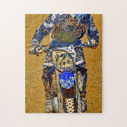 Dirt-Biking Moto-X Champ Designer #Gift Legpuzzel (Verticaal)