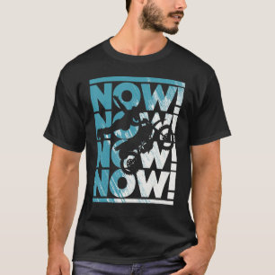 Dirt Biking Now Motocross Grunge Dirt Bike Rider T-shirt