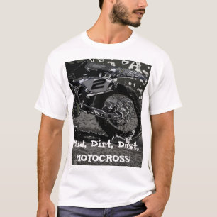 Dirt Biking (zwart-wit) T-shirt