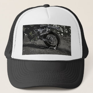 Dirt Biking (zwart-wit) Trucker Pet