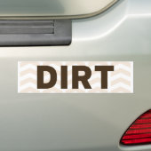 Dirt Bumpersticker (Op auto)