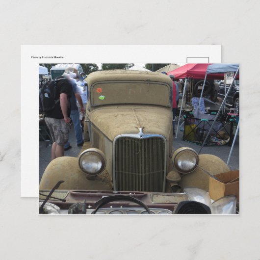 Dirt Cover-auto Briefkaart (Voorkant / Achterkant)