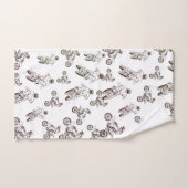 Dirt Cross Bathroom Towel Set Bad Handdoek (Handdoek)