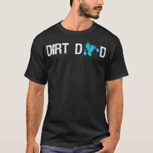 Dirt Dad Quad Bike Rider Father Vaderdag T-shirt