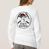 Dirt Dames Heart Front, Grote Logo achterzijde T-shirt (Achterkant)