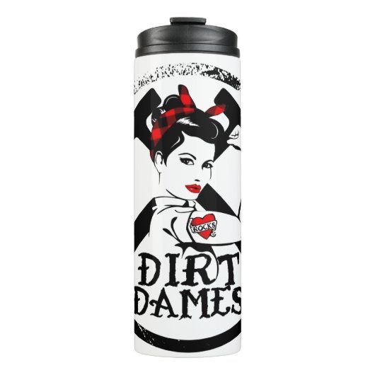Dirt Dames Thermal Tumbler - Rockhound, Geoloog Thermosbeker (Voorkant)