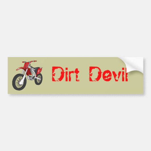 Dirt Devil Bumpersticker (Voorkant)