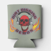Dirt Digging Demon Koozi Blikjeskoeler (Achterkant)