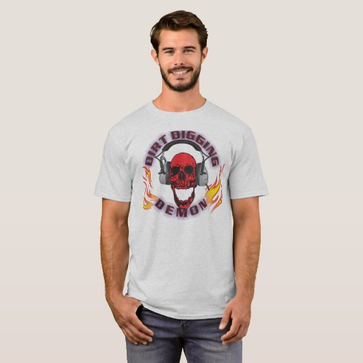 Dirt Digging Demon T-shirt (Voorkant volledig)