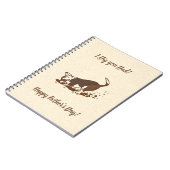 Dirt Digging Dogs - Gelukkige Vaderdag hond vader. Notitieboek (Linkerzijde)