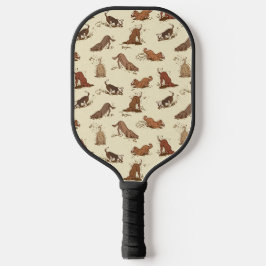 Dirt Digging Dogs - patroon vaderdag cadeau. Pickleball Paddle