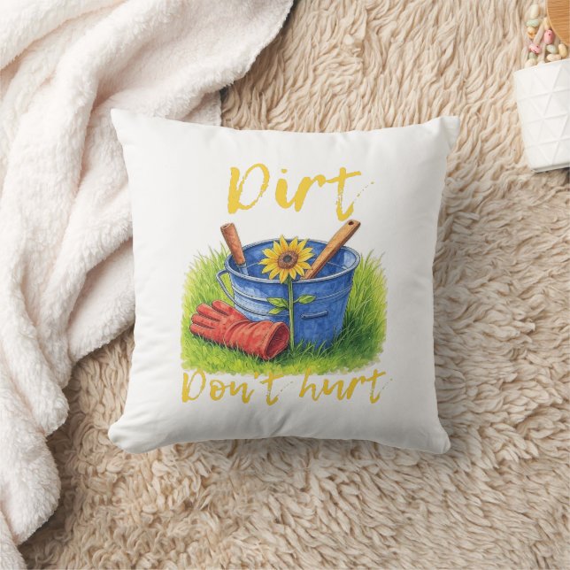 Dirt Don't Hurt - tuinieren Kussen (Deken)