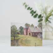 Dirt Drive Barn Briefkaart (Staand voorkant)