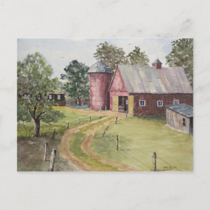 Dirt Drive Barn Briefkaart