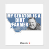 Dirt Farmer 6" op maat gesneden vinyl Sticker (Vel)