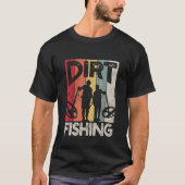 Dirt Gevist Beach Treasure Detection Metal Dete T-shirt (Voorkant)