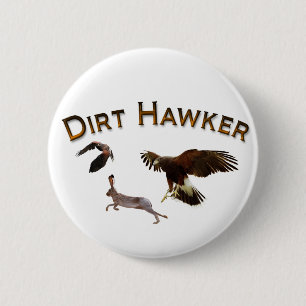 Dirt Hawker Ronde Button 5,7 Cm