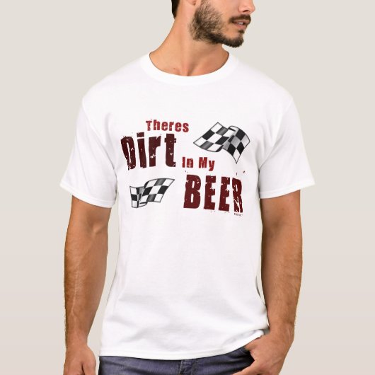 Dirt in Beer Red T-shirt (Voorkant)