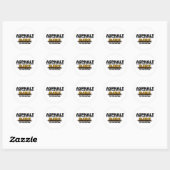 Dirt is voor racisme ronde sticker (Vel)